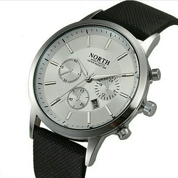 Mens Watches NORTH Brand Luxury Casual Military Qu - Picture 4 of 8
